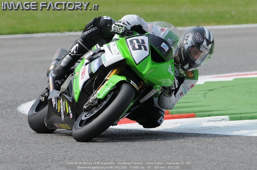 2009-05-09 Monza 1436 Superbike - Qualifyng Practice - David Salom - Kawasaki ZX 10R